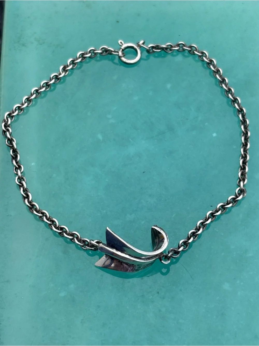 Tiffany & Co. Angela Cummings Bent Arrow Bracelet Sterling Silver 925